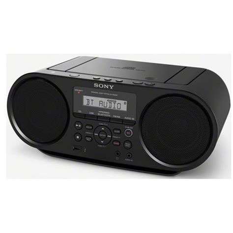 RADIOS ET LECTEURS CD PORTABLES Sony Boombox CD avec Bluetooth ZS ...