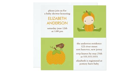 Autumn Baby Shower Invitations | Zazzle