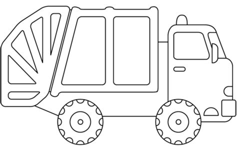 Garbage Truck coloring page | Free Printable Coloring Pages