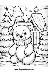 Free Christmas Animal Coloring Pages  Merry christmas coloring sketch template