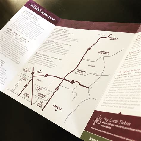 Madera Wine Trail Map