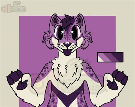 Furry Fursona Snow Leopard Character Adopt - Etsy