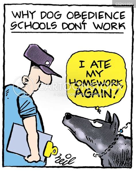 Dog Ate Homework Cartoons and Comics - funny pictures from CartoonStock