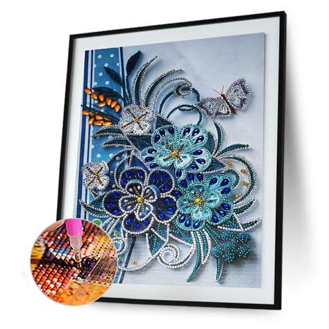 Flower-Crystal Rhinestone Diamond Painting