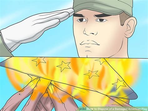 How to Dispose of a Damaged American Flag: 10 Steps