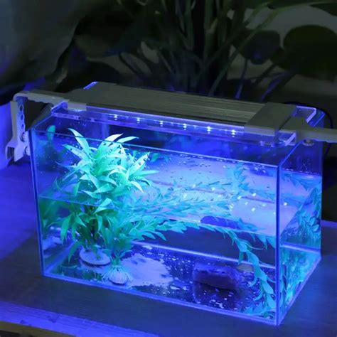 48 LED Aquarium Fish Tank Light Lamp Aquarium LED Adjustable RGBW Switch LED Aquarium Light For ...