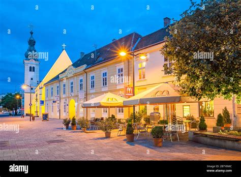 Downtown Szombathely Hungary Stock Photo - Alamy