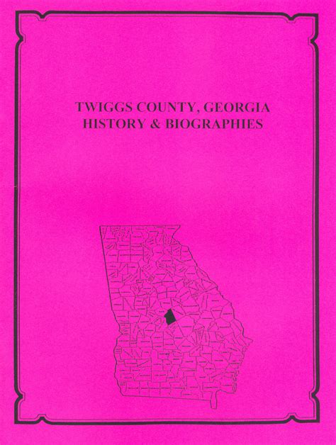 Twiggs County, Georgia History and Biographies - Mountain Press and ...