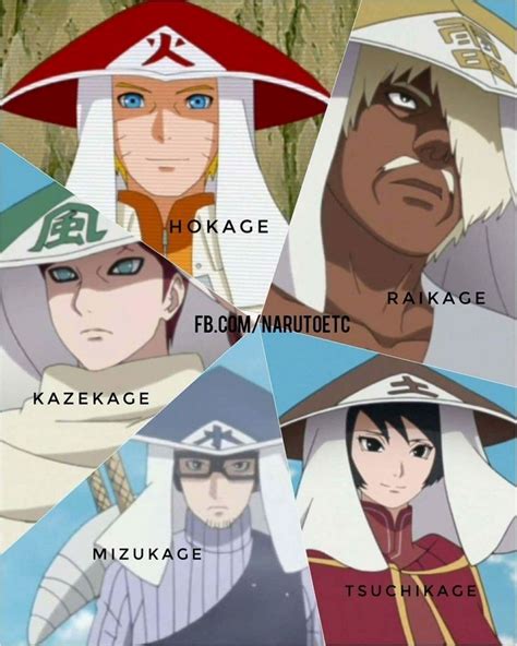 Five kage in boruto 2021