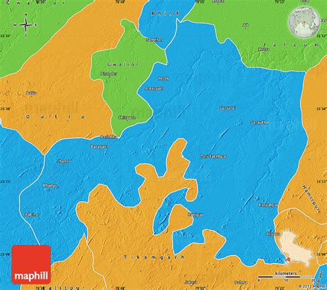 Political Map of Jhansi