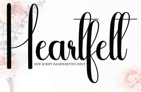 Heartfelt Font by william jhordy · Creative Fabrica