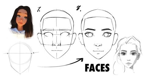 How to Draw Faces (beginner friendly) - YouTube