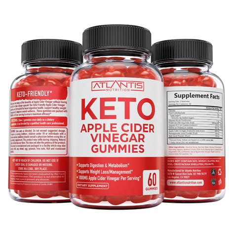 Keto ACV Gummies - 60 Count – Atlantis Nutrition