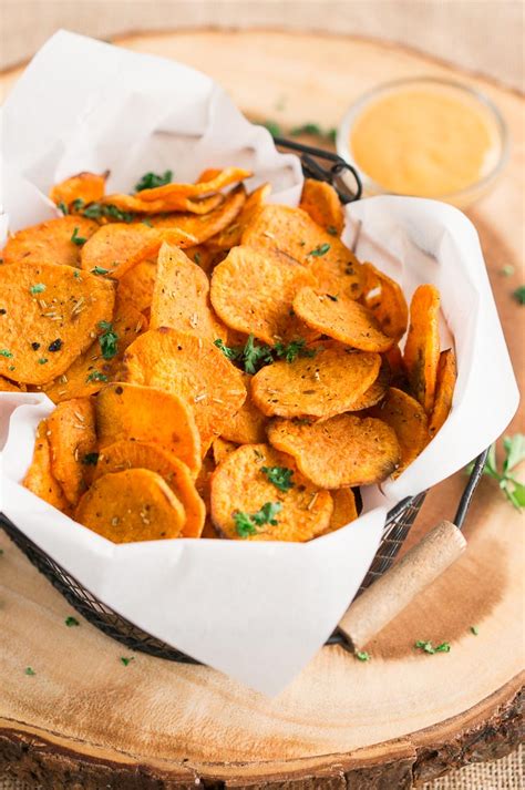 Baked Sweet Potato Chips | Delicious Meets Healthy