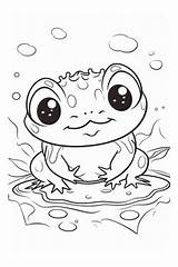 Frog Coloring Pages sketch template