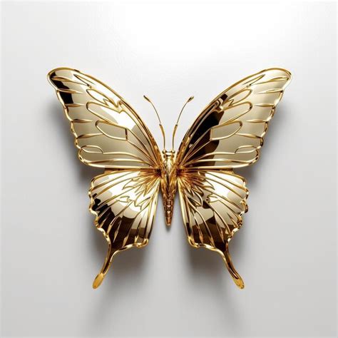 Premium AI Image | majestic butterfly with fully visible symmetrical wings dark background