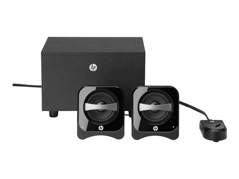 HP 2.1 Compact Speaker System - Speaker system - for PC - 2.1-channel ...