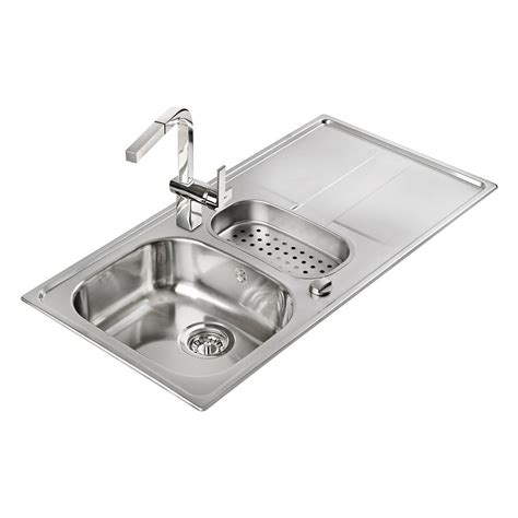 Teka Stena 60 1.5B 1D 1.5 Bowl Kitchen Sink with Drainer - Sinks-Taps.com