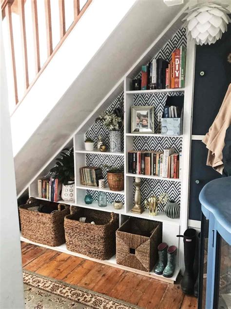 Under Stairs Shelving - House Reconstruction