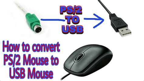 How to convert PS/2 Mouse to USB Mouse in an easy way - YouTube