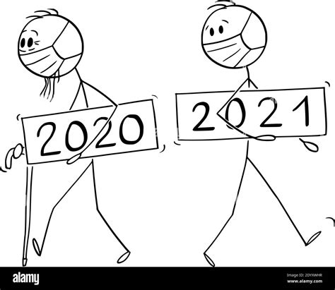 2020 2021 mask Banque d'images vectorielles - Alamy
