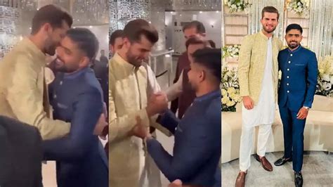 VIDEO Of Babar Azam Hugging Shaheen Shah Afridi At His Wedding With ...