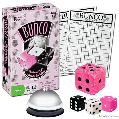 Bunco Game - Toysmith - Pack of 4 ea - Toydoo.com | Bunco, Bunco game ...