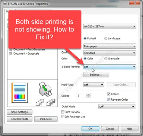 (Solved) How to Fix If Both-Sides Printing Option is Not Showing (2 ...