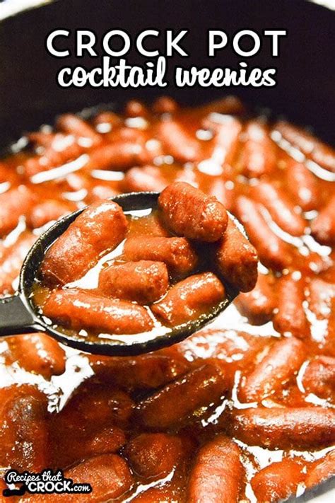 Crock Pot Cocktail Weenies - Recipes That Crock!