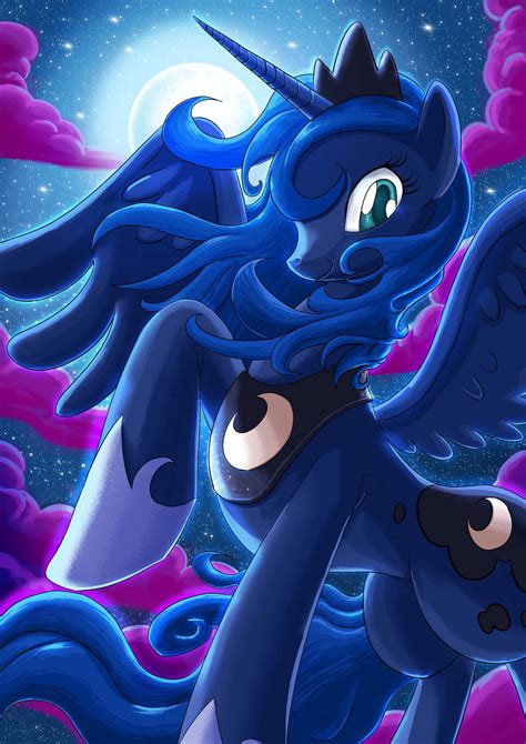 MLP: Princess Luna Color by SemajZ on DeviantArt