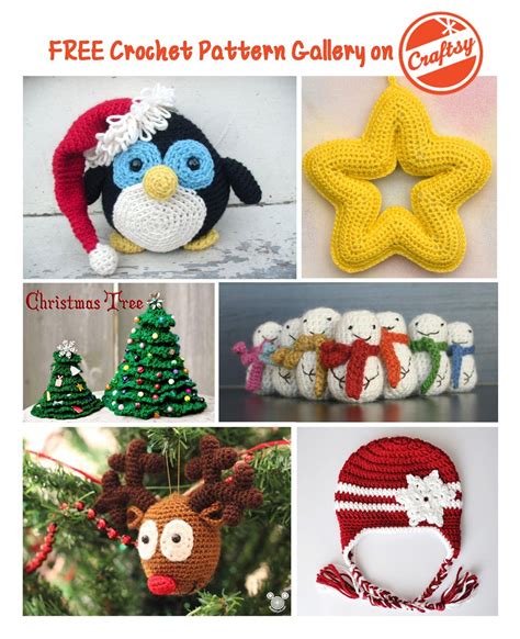 Repeat Crafter Me: Free Crochet Patterns Gallery on Craftsy | Holiday crochet, Christmas crochet ...