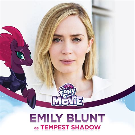 Emily Blunt | My Little Pony Friendship is Magic Wiki | FANDOM powered ...