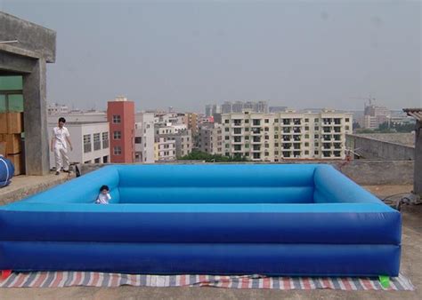 Durable Small Inflatable Deep Pool 0.9mm PVC Tarpaulin Easy To Clean