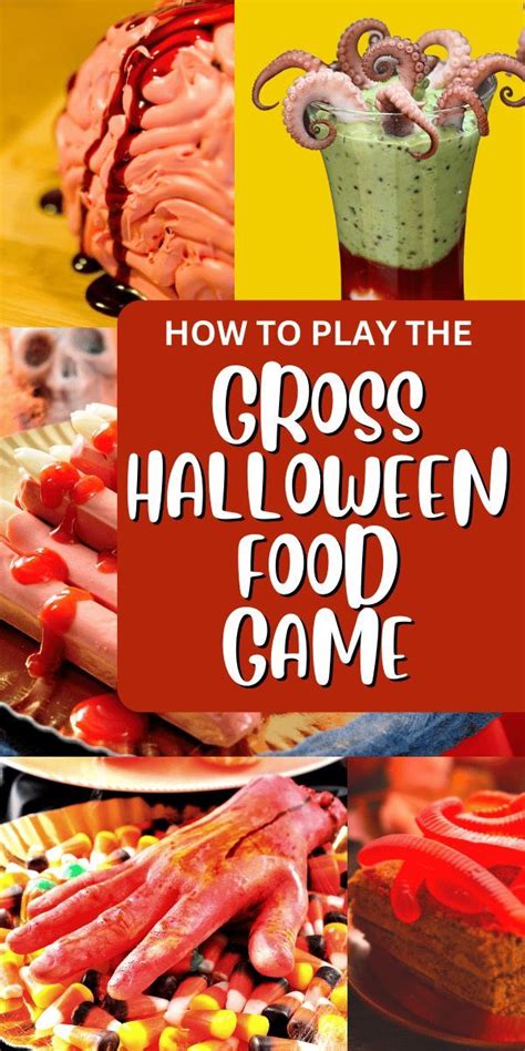 Halloween Gross Food Guessing Game Ideas (Easy Halloween Game for Kids) | Easy halloween games ...