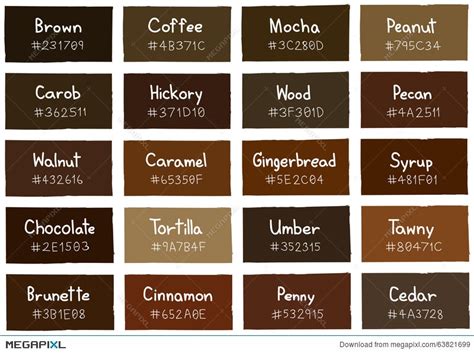 Descriptive Skin Tone Colors | Shades of brown paint, Brown paint ...