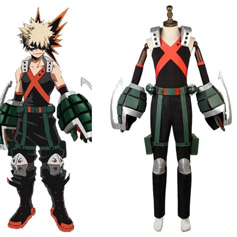 My Hero Academia Bakugo Katsuki Costume With Armor – CosplayFTW