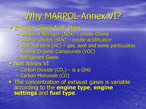 PPT - MARPOL – Annex VI PowerPoint Presentation, free download - ID:152496