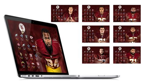 2017 Redskins Schedule Release on Behance