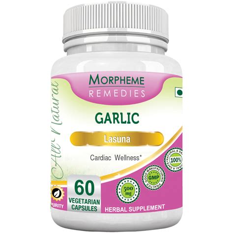 Garlic Capsules for Cardio & Cholesterol Support – Natural Home Remedies & Supplements