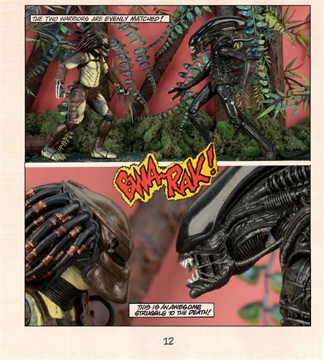 Alien vs Predator Mini-Comic Recreated with Photos by NECA - The Toyark ...