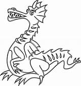 Dragon Coloring Pages Sketch Page sketch template