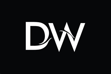 DW Monogram Logo design By Vectorseller | TheHungryJPEG