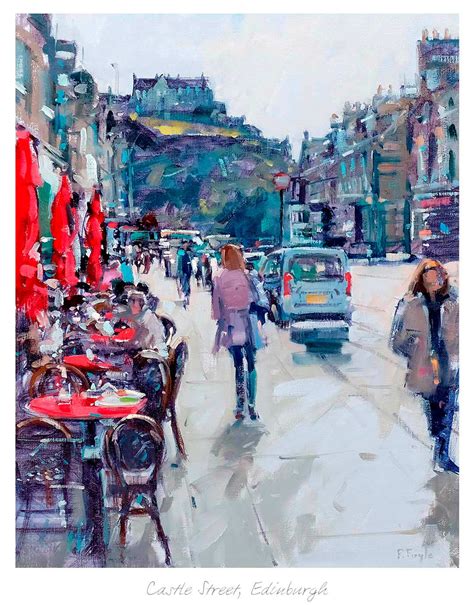 Castle Street Edinburgh - by Peter Foyle - First4Frames Gallery