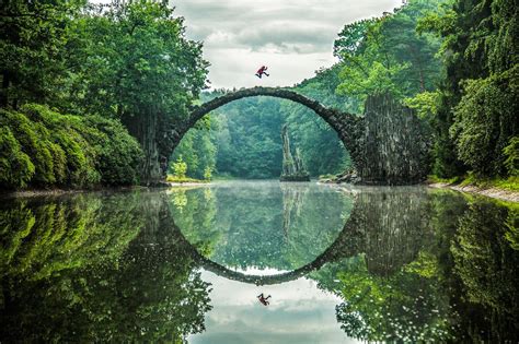 Rakotzbrucke Bridge, Germany by Jacob Riglin - Guy Hepner | Art Gallery ...