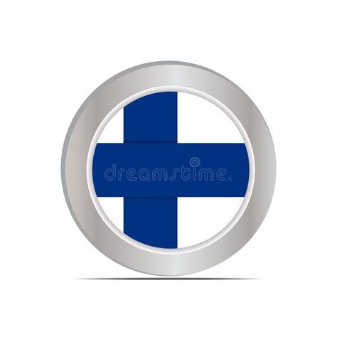 Finland`s National Flag is Isolated in Official Colors Stock Vector ...