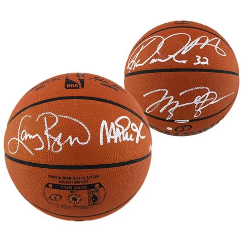 NBA Legends Spalding NBA Game Ball Series LE Basketball Signed by (4) with Michael Jordan, Larry ...