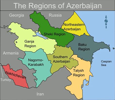 Azerbaijan Regions - MapSof.net