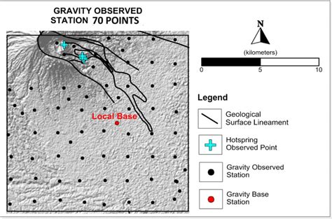 Map location of gravity observed stations. | Download Scientific Diagram