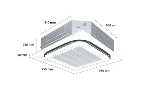 Daikin Ceiling Cassette AC Inverter FCQ60KAVEA (2.5Hp)