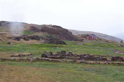 Ruins at Brattahlid - Ages of Exploration